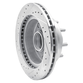 R1 Concepts® - eLINE™ Drilled and Slotted 1-Piece Front Passenger Side Brake Rotor