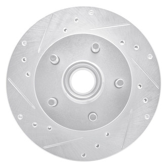 R1 Concepts® - eLINE™ Drilled and Slotted 1-Piece Front Driver Side Brake Rotor