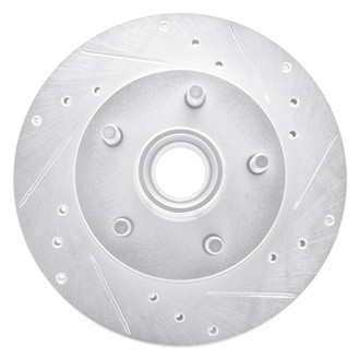 R1 Concepts® - eLINE™ Drilled and Slotted 1-Piece Front Passenger Side Brake Rotor