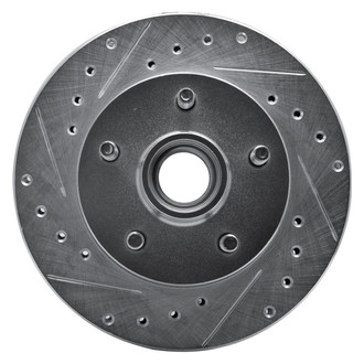 R1 Concepts® - eLINE™ Drilled and Slotted 1-Piece Front Driver Side Brake Rotor