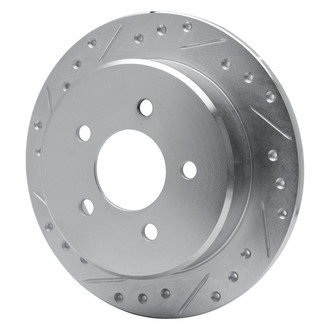 R1 Concepts® - eLINE™ Drilled and Slotted 1-Piece Rear Driver Side Brake Rotor