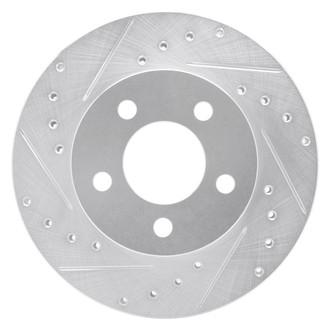 R1 Concepts® - eLINE™ Drilled and Slotted 1-Piece Front Driver Side Brake Rotor