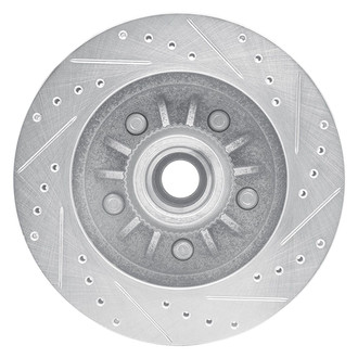 R1 Concepts® - eLINE™ Drilled and Slotted 1-Piece Front Driver Side Brake Rotor