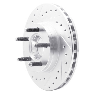 R1 Concepts® - eLINE™ Drilled and Slotted 1-Piece Front Driver Side Brake Rotor