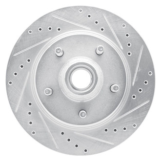 R1 Concepts® - eLINE™ Drilled and Slotted 1-Piece Front Passenger Side Brake Rotor