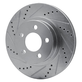 R1 Concepts® - eLINE™ Drilled and Slotted 1-Piece Front Driver Side Brake Rotor