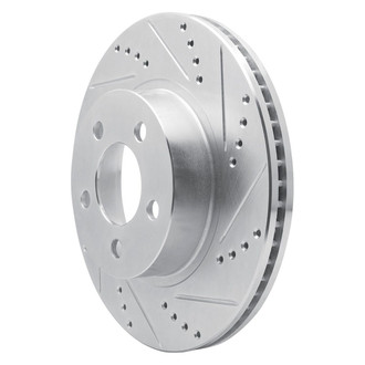 R1 Concepts® - eLINE™ Drilled and Slotted 1-Piece Front Passenger Side Brake Rotor