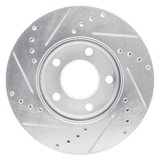 R1 Concepts® - eLINE™ Drilled and Slotted 1-Piece Front Passenger Side Brake Rotor