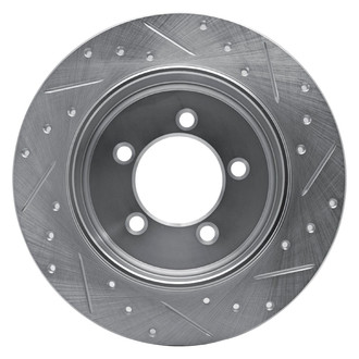 R1 Concepts® - eLINE™ Drilled and Slotted 1-Piece Rear Driver Side Brake Rotor