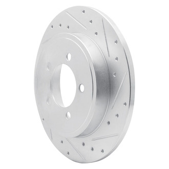 R1 Concepts® - eLINE™ Drilled and Slotted 1-Piece Rear Passenger Side Brake Rotor