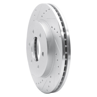 R1 Concepts® - eLINE™ Drilled and Slotted 1-Piece Front Driver Side Brake Rotor