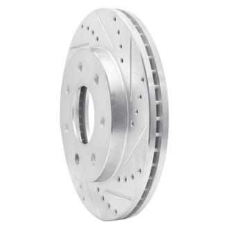 R1 Concepts® - eLINE™ Drilled and Slotted 1-Piece Front Passenger Side Brake Rotor