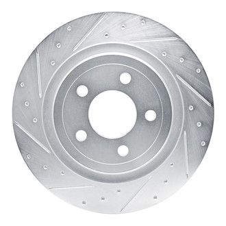 R1 Concepts® - eLINE™ Drilled and Slotted 1-Piece Rear Driver Side Brake Rotor