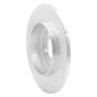 R1 Concepts® - eLINE™ Drilled and Slotted 1-Piece Rear Passenger Side Brake Rotor