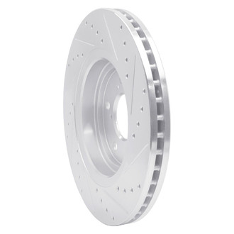 R1 Concepts® - eLINE™ Drilled and Slotted 1-Piece Front Driver Side Brake Rotor