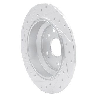 R1 Concepts® - eLINE™ Drilled and Slotted 1-Piece Rear Passenger Side Brake Rotor