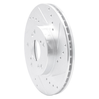 R1 Concepts® - eLINE™ Drilled and Slotted 1-Piece Front Passenger Side Brake Rotor