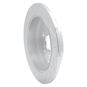R1 Concepts® - eLINE™ Drilled and Slotted 1-Piece Rear Passenger Side Brake Rotor