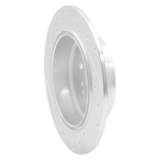 R1 Concepts® - eLINE™ Drilled and Slotted 1-Piece Rear Passenger Side Brake Rotor