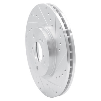 R1 Concepts® - eLINE™ Drilled and Slotted 1-Piece Front Passenger Side Brake Rotor