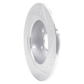 R1 Concepts® - eLINE™ Drilled and Slotted 1-Piece Rear Driver Side Brake Rotor