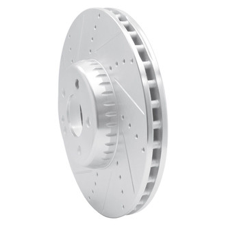 R1 Concepts® - eLINE™ Drilled and Slotted 1-Piece Front Driver Side Brake Rotor