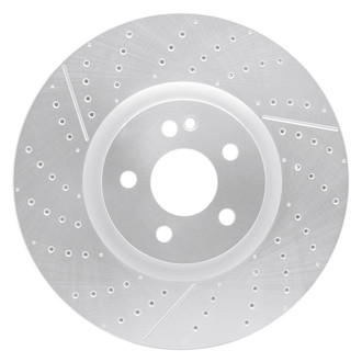 R1 Concepts® - eLINE™ Drilled and Slotted 1-Piece Front Brake Rotor