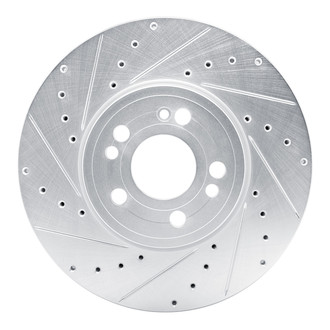 R1 Concepts® - eLINE™ Drilled and Slotted 1-Piece Front Driver Side Brake Rotor
