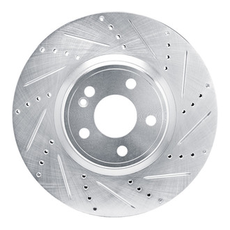 R1 Concepts® - eLINE™ Drilled and Slotted 1-Piece Front Passenger Side Brake Rotor