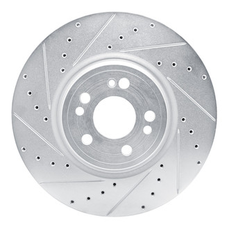 R1 Concepts® - eLINE™ Drilled and Slotted 1-Piece Front Driver Side Brake Rotor
