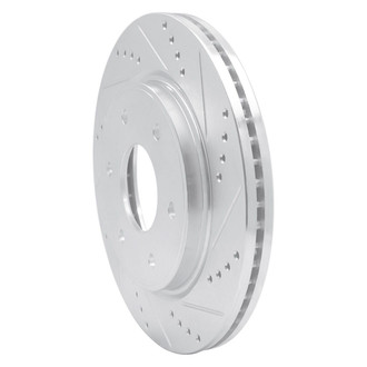 R1 Concepts® - eLINE™ Drilled and Slotted 1-Piece Front Passenger Side Brake Rotor