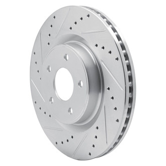 R1 Concepts® - eLINE™ Drilled and Slotted 1-Piece Front Driver Side Brake Rotor