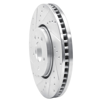 R1 Concepts® - eLINE™ Drilled and Slotted 1-Piece Front Driver Side Brake Rotor