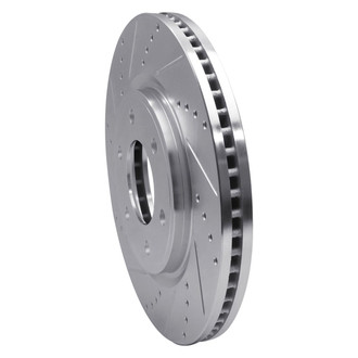 R1 Concepts® - eLINE™ Drilled and Slotted 1-Piece Front Driver Side Brake Rotor