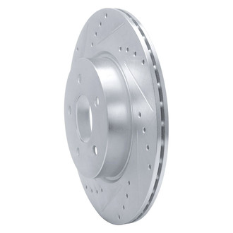 R1 Concepts® - eLINE™ Drilled and Slotted 1-Piece Rear Driver Side Brake Rotor