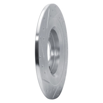 R1 Concepts® - eLINE™ Drilled and Slotted 1-Piece Rear Driver Side Brake Rotor