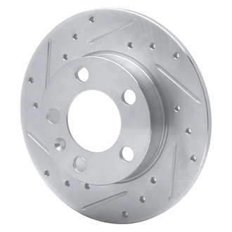 R1 Concepts® - eLINE™ Drilled and Slotted 1-Piece Rear Driver Side Brake Rotor