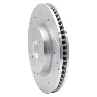 R1 Concepts® - eLINE™ Drilled and Slotted 1-Piece Front Driver Side Brake Rotor