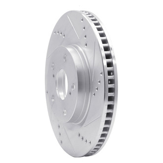 R1 Concepts® - eLINE™ Drilled and Slotted 1-Piece Front Passenger Side Brake Rotor