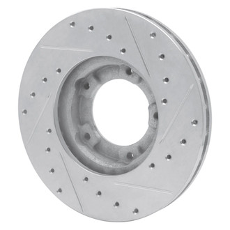 R1 Concepts® - eLINE™ Drilled and Slotted 1-Piece Front Driver Side Brake Rotor