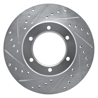 R1 Concepts® - eLINE™ Drilled and Slotted 1-Piece Front Driver Side Brake Rotor