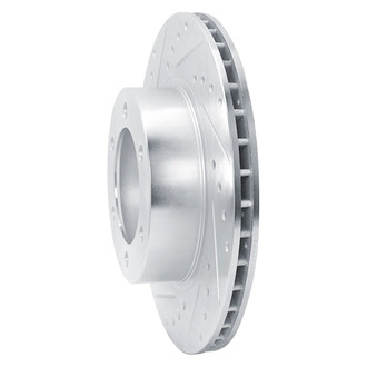 R1 Concepts® - eLINE™ Drilled and Slotted 1-Piece Front Driver Side Brake Rotor