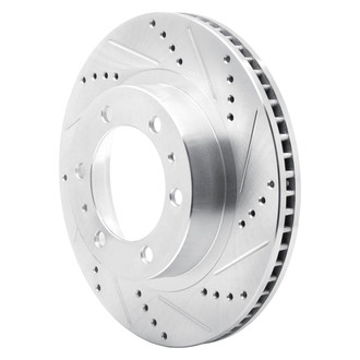 R1 Concepts® - eLINE™ Drilled and Slotted 1-Piece Front Passenger Side Brake Rotor