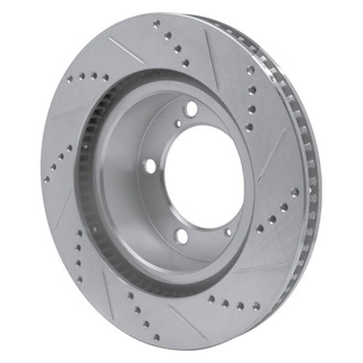 R1 Concepts® - eLINE™ Drilled and Slotted 1-Piece Front Driver Side Brake Rotor