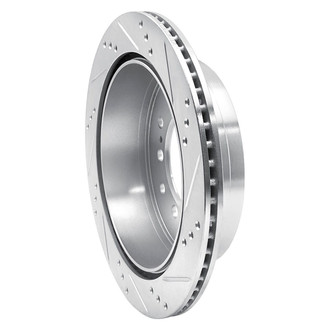 R1 Concepts® - eLINE™ Drilled and Slotted 1-Piece Rear Driver Side Brake Rotor
