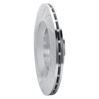 R1 Concepts® - eLINE™ Drilled and Slotted 1-Piece Rear Passenger Side Brake Rotor