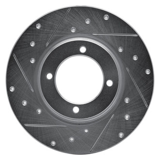 R1 Concepts® - eLINE™ Drilled and Slotted 1-Piece Front Driver Side Brake Rotor