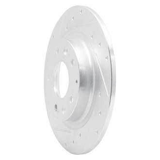 R1 Concepts® - eLINE™ Drilled and Slotted 1-Piece Rear Driver Side Brake Rotor