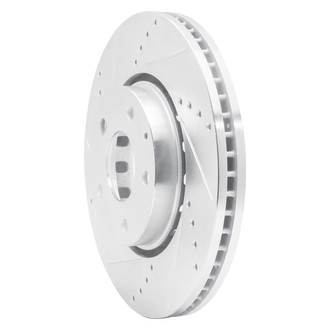 R1 Concepts® - eLINE™ Drilled and Slotted 1-Piece Front Driver Side Brake Rotor