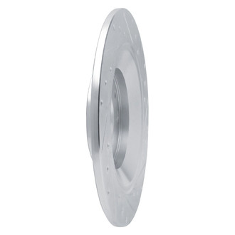 R1 Concepts® - eLINE™ Drilled and Slotted 1-Piece Rear Passenger Side Brake Rotor